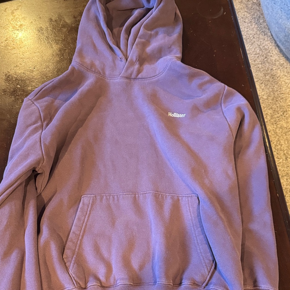 Hollister Men's Lavender Hoodie XS